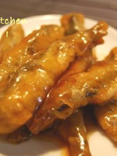 買ってきた鰯の竜田揚げで甘酢あんかけ♪-レシピのメイン写真