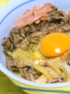 ✿簡単✿1:1:1の調味料de牛丼-レシピのメイン写真