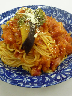 ナスとベーコンのトマトソースパスタ-レシピのメイン写真