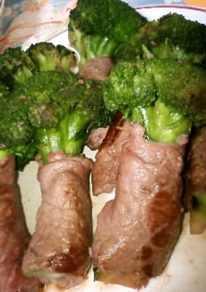 ブロッコリーの牛肉巻き-レシピのメイン写真