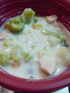 具だくさん豆乳スープ-レシピのメイン写真