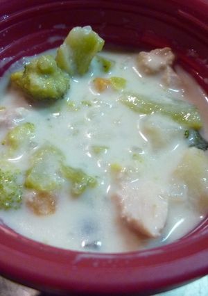 具だくさん豆乳スープ-レシピのメイン写真