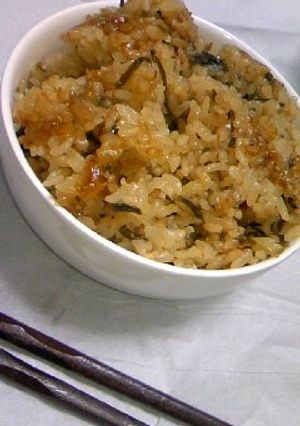 ツナと塩昆布の炊き込みご飯-レシピのメイン写真