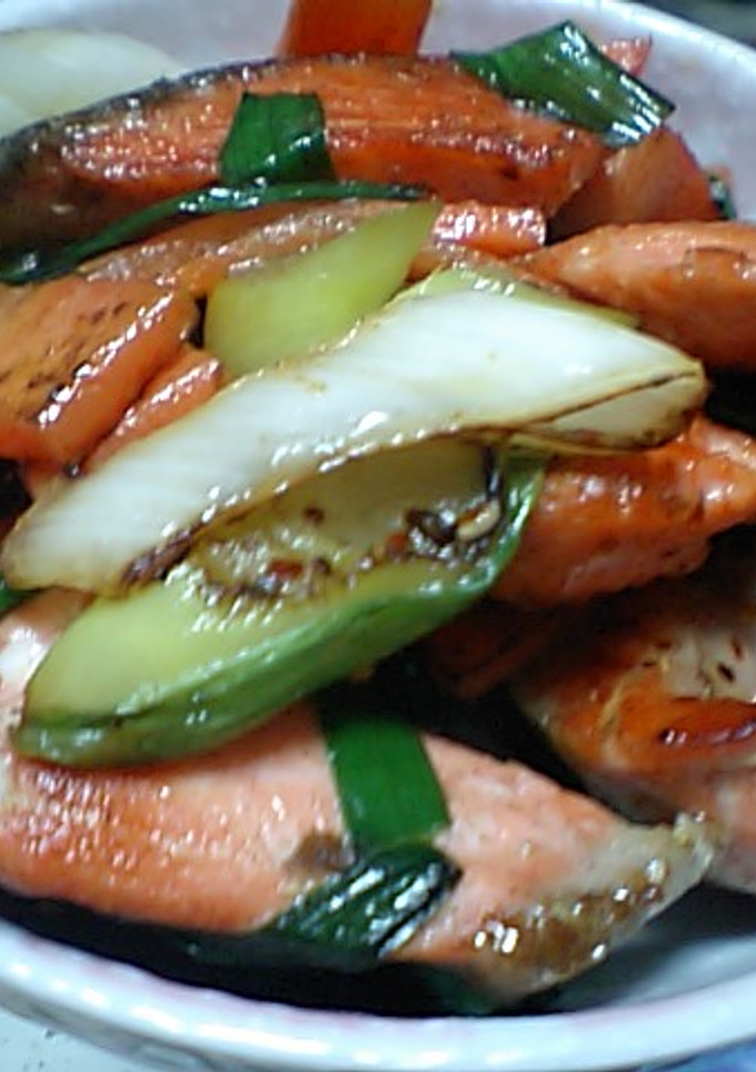 鮭の野菜炒め-レシピのメイン写真