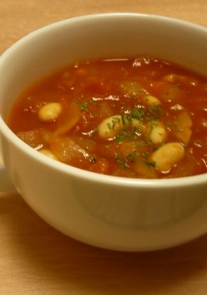 トマトと大豆の煮込み-レシピのメイン写真