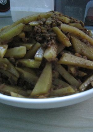 じゃがいもひき肉炒め-レシピのメイン写真