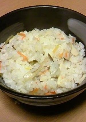 松茸のお吸い物DE炊き込みご飯-レシピのメイン写真