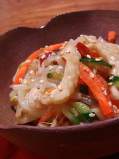 鶏皮で**中華くらげ風な和え物*-レシピのメイン写真