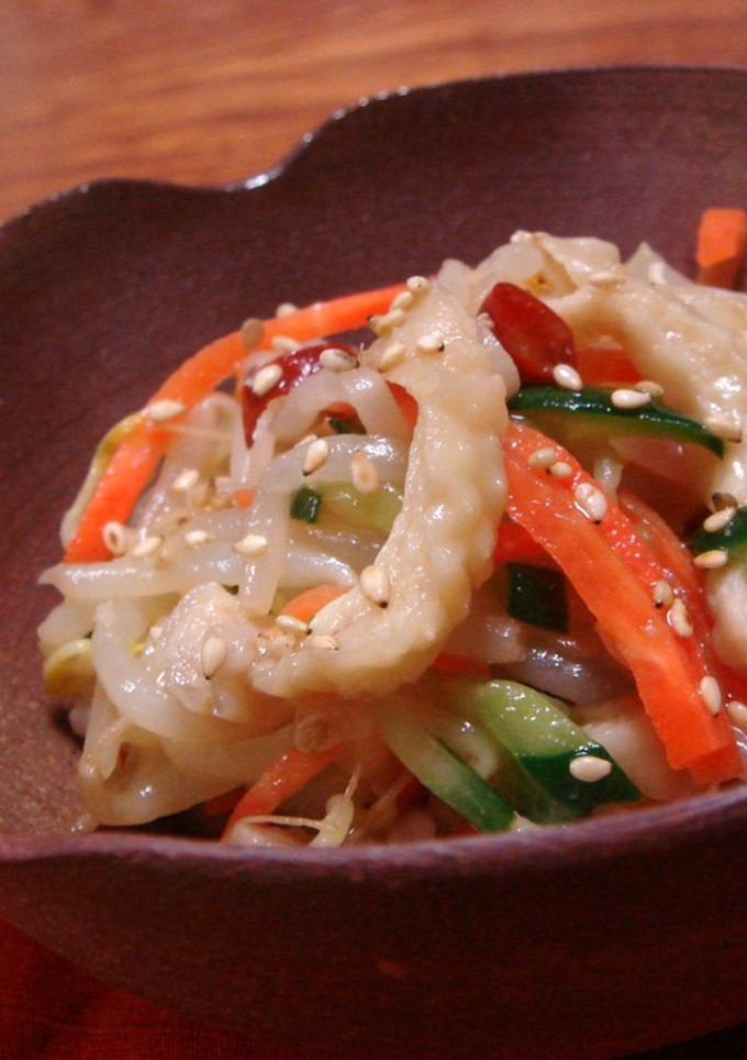 鶏皮で**中華くらげ風な和え物*-レシピのメイン写真