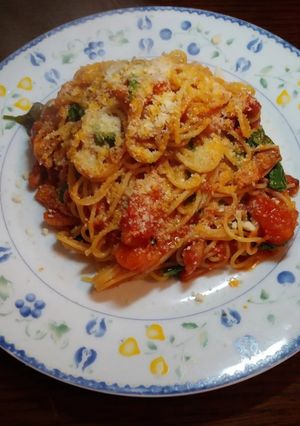 基本のトマトパスタ-レシピのメイン写真