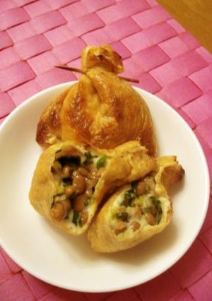 ★納豆巾着★-レシピのメイン写真