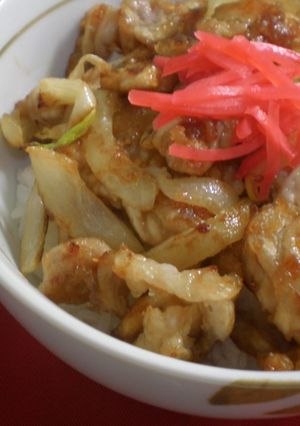 豚こま肉でも柔らか♡ヘルシー豚丼-レシピのメイン写真