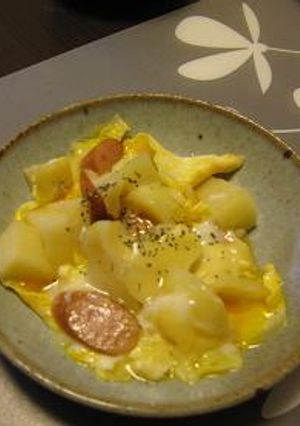 ジャガイモ入りスクランブルエッグ-レシピのメイン写真