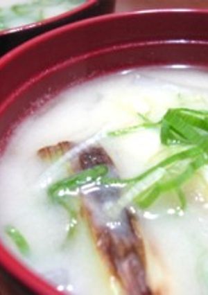 風邪ひきさんにも！「焼き葱のお味噌汁」-レシピのメイン写真