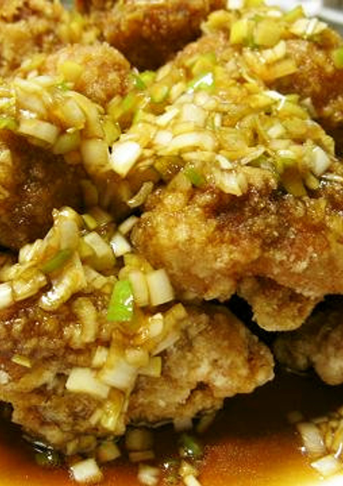 ☆鶏の唐揚げネギソース☆-レシピのメイン写真