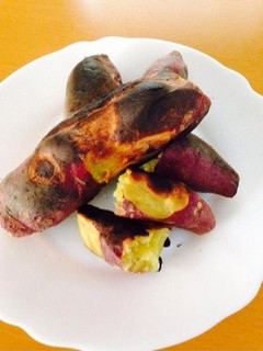 レンジ&魚焼きグリルで★簡単石焼き芋風-レシピのメイン写真