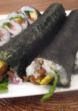 うまっ！さんま缶で簡単巻寿司（恵方巻に）-レシピのメイン写真