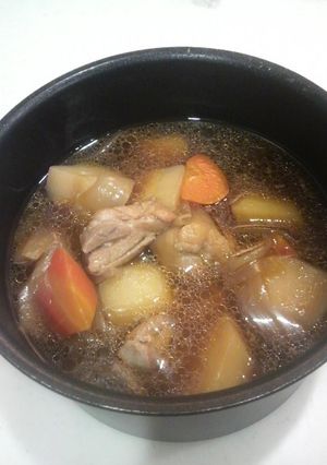 電気圧力鍋で鶏肉の肉じゃが-レシピのメイン写真