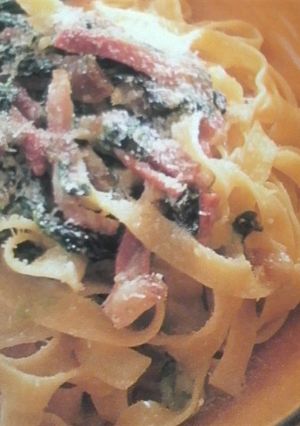 パスタはこれ！生ハムのフェトチーネ♪-レシピのメイン写真