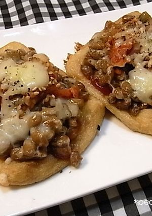 ☆こあげde納豆キムチPIZZA☆-レシピのメイン写真