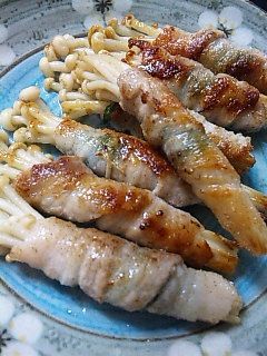 豚バラえのき巻き♪-レシピのメイン写真
