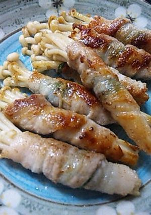 豚バラえのき巻き♪-レシピのメイン写真