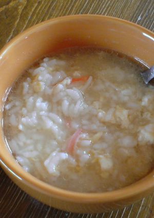 簡単！スープ　塩カニ風味？！-レシピのメイン写真