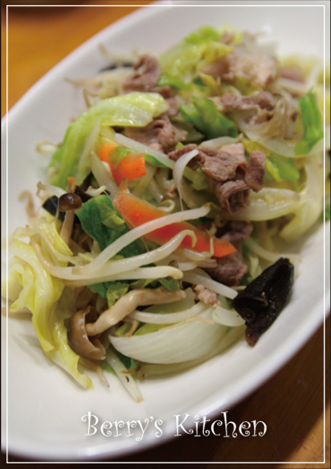 中華料理屋さん風！我が家の野菜炒め-レシピのメイン写真