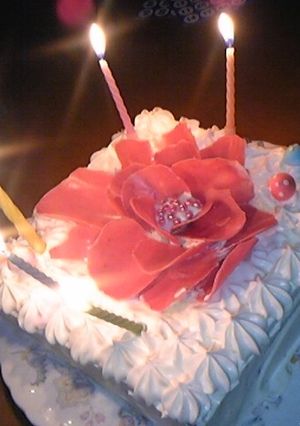 簡単！お花のデコレーションケーキ-レシピのメイン写真