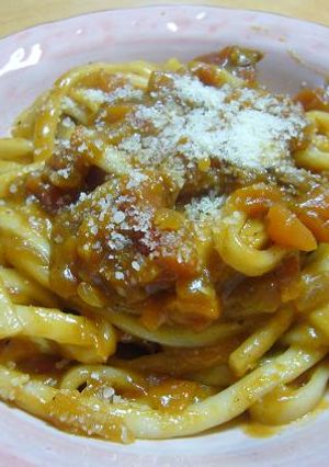 カレーの残りでカレーパスタ♪-レシピのメイン写真