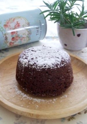 しっとり濃厚♪米粉でチョコレートケーキ　-レシピのメイン写真