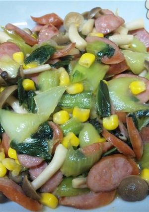 お弁当にも☆チンゲン菜とウインナー炒め-レシピのメイン写真
