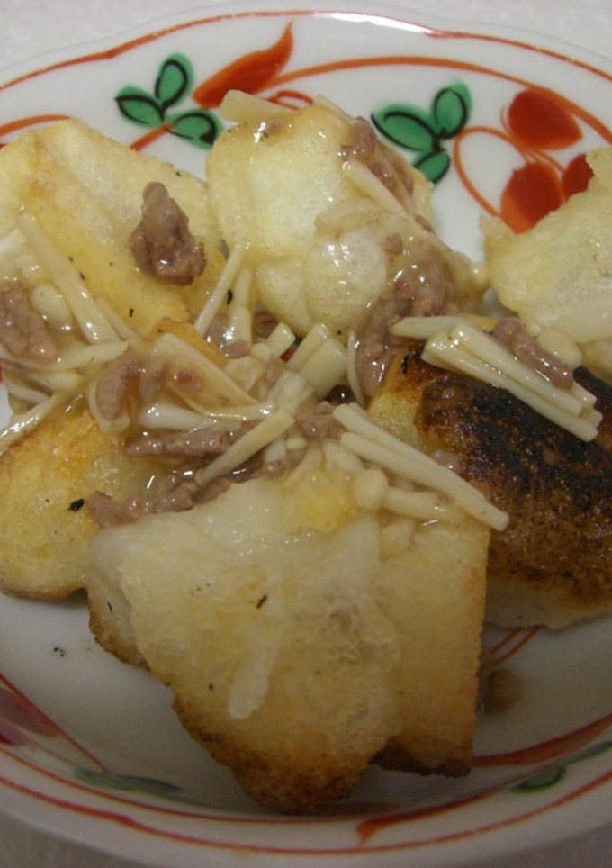 揚げ餅のそぼろあん-レシピのメイン写真
