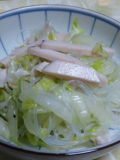 鶏ハムで白菜サラダ♡-レシピのメイン写真