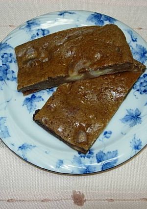 混ぜるだけ！簡単バナナチョコブラウニー-レシピのメイン写真