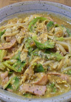 あり合わせ　カレーうどん-レシピのメイン写真