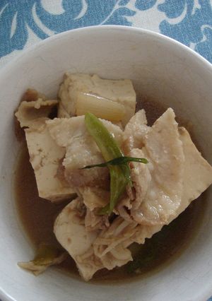 ☆豚バラで肉豆腐☆次の日がおいしい♪-レシピのメイン写真