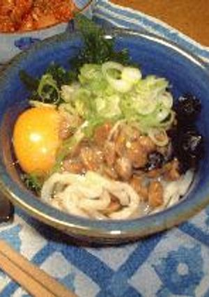 つるつるん★手打ちうどん～冷やして納豆でどうぞ-レシピのメイン写真
