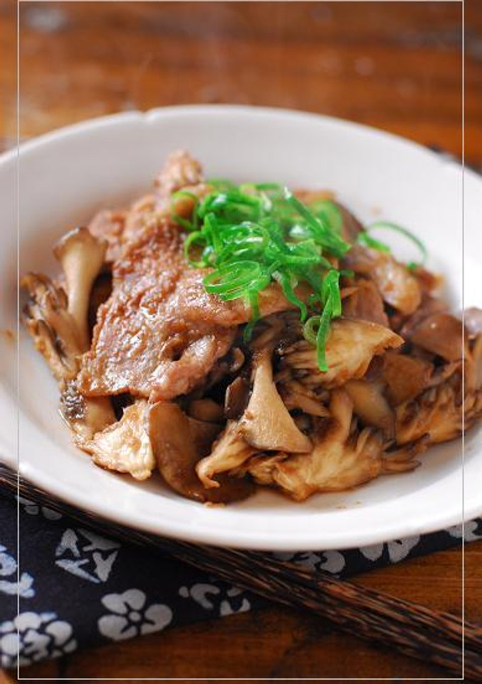 豚と舞茸の生姜焼き-レシピのメイン写真