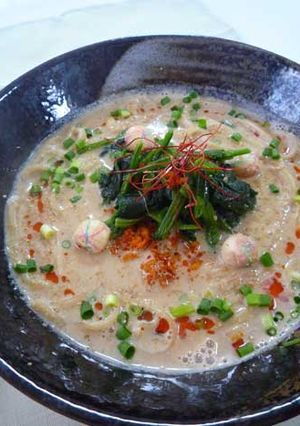 和風☆坦々豆乳うどん-レシピのメイン写真