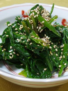 ほうれん草のごまあえ-レシピのメイン写真
