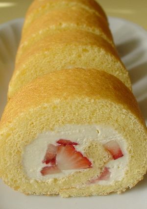たまごひとつおやつ♡ロールケーキ-レシピのメイン写真