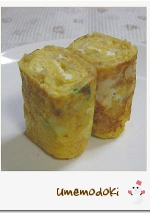 旨味たっぷり！ホタテ入り卵焼き-レシピのメイン写真