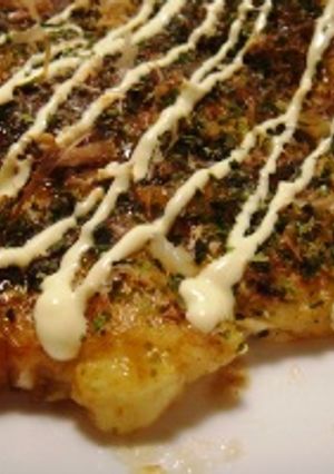 簡単もちもち♪豆腐とチーズのお好み焼き-レシピのメイン写真