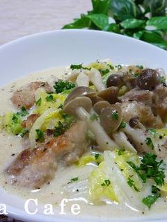 鶏肉と白菜のクリーム煮-レシピのメイン写真
