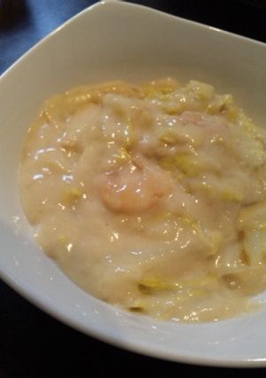 白菜のみそクリームスープ-レシピのメイン写真