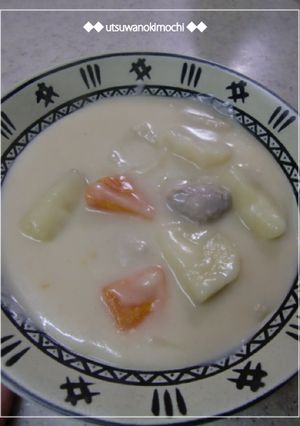 ひと手間でまろやかチキンクリームシチュー-レシピのメイン写真