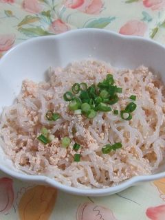 たらこと白滝の炒り煮-レシピのメイン写真