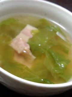 簡単レタススープ-レシピのメイン写真