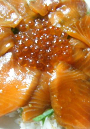 海の親子丼-レシピのメイン写真